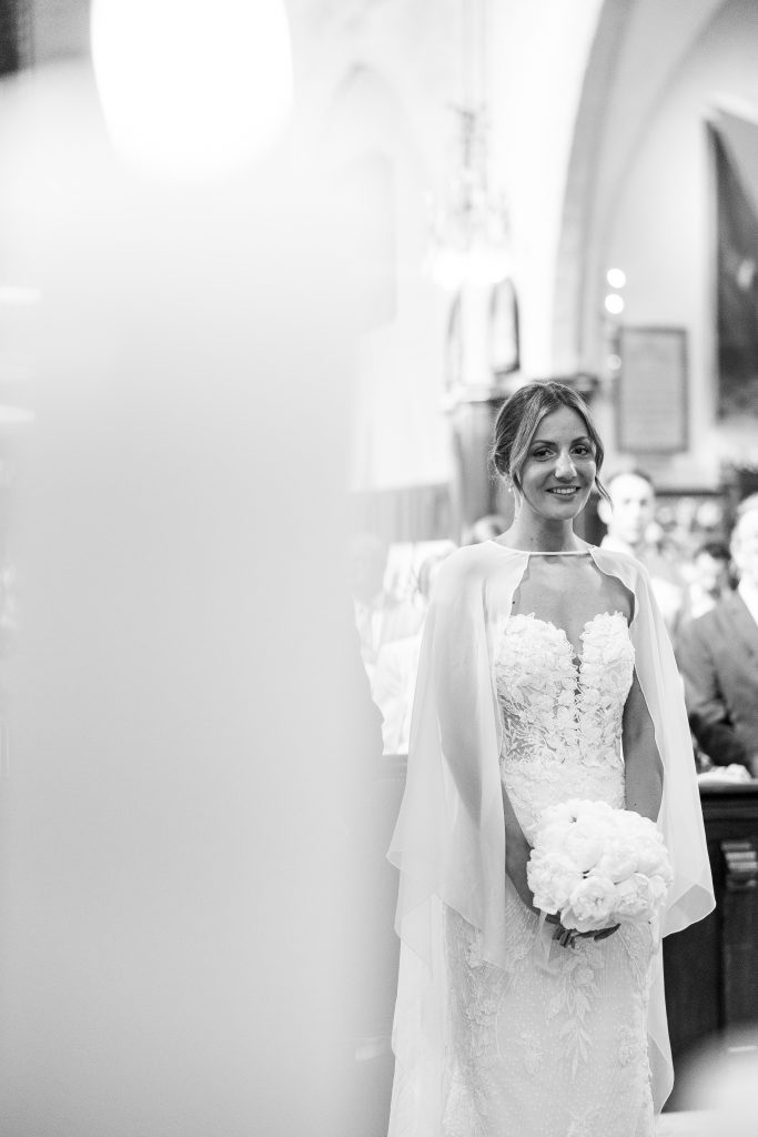 a woman in a white dress