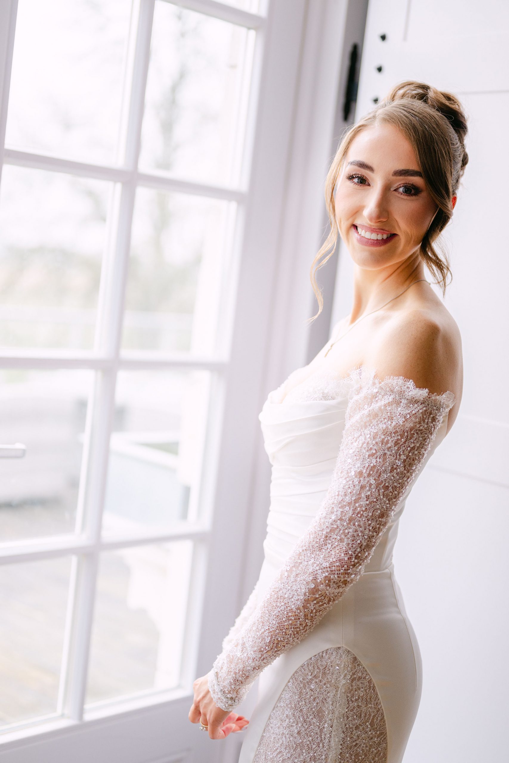 Portrait de Florence en plein préparatif avant le mariage